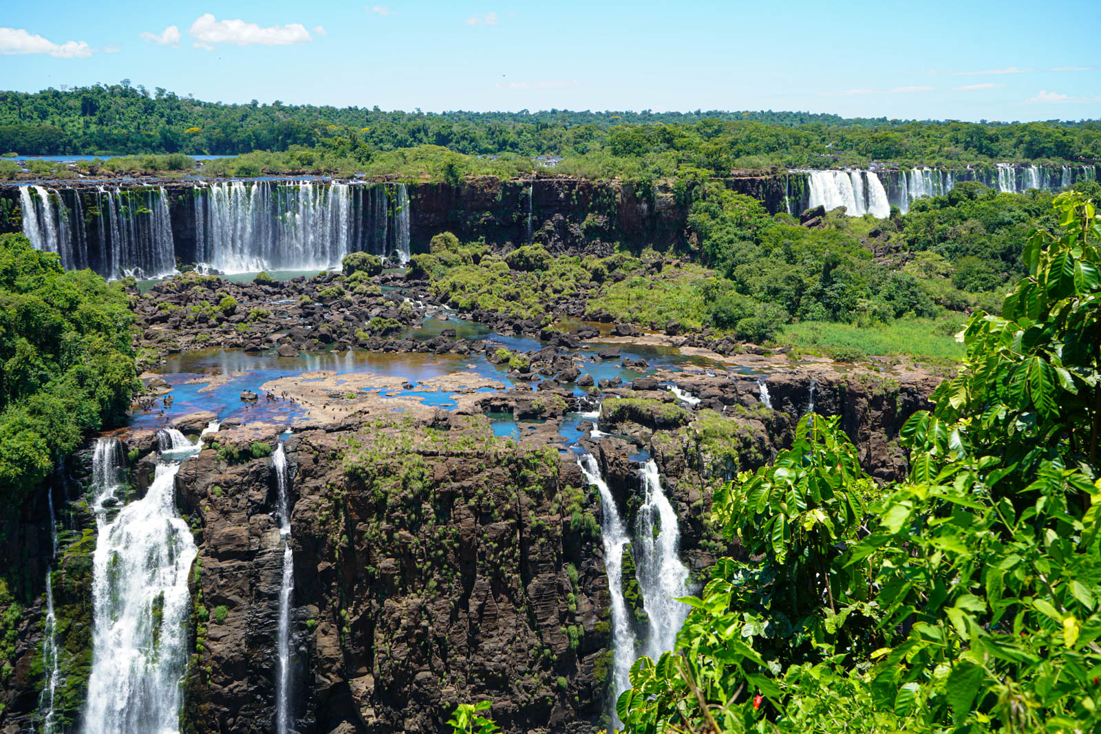 Waterfalls from across the river