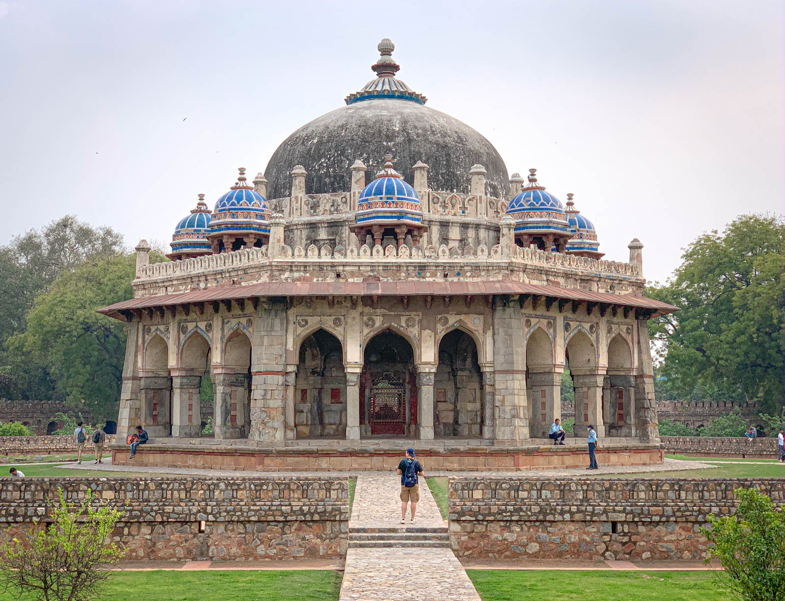 The Humayun’s Tomb complex has many beautiful mausoleums