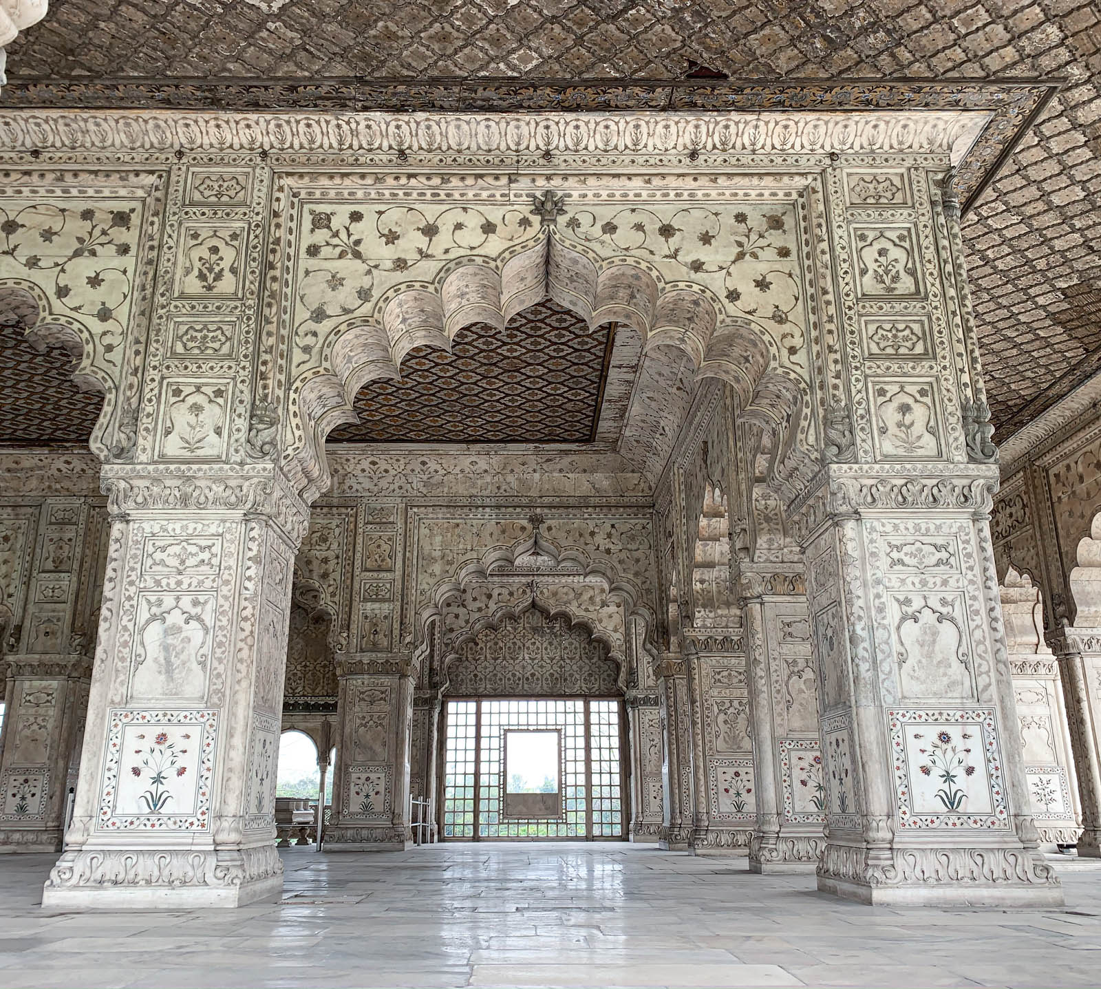 Not-so Red Hall in the Red Fort