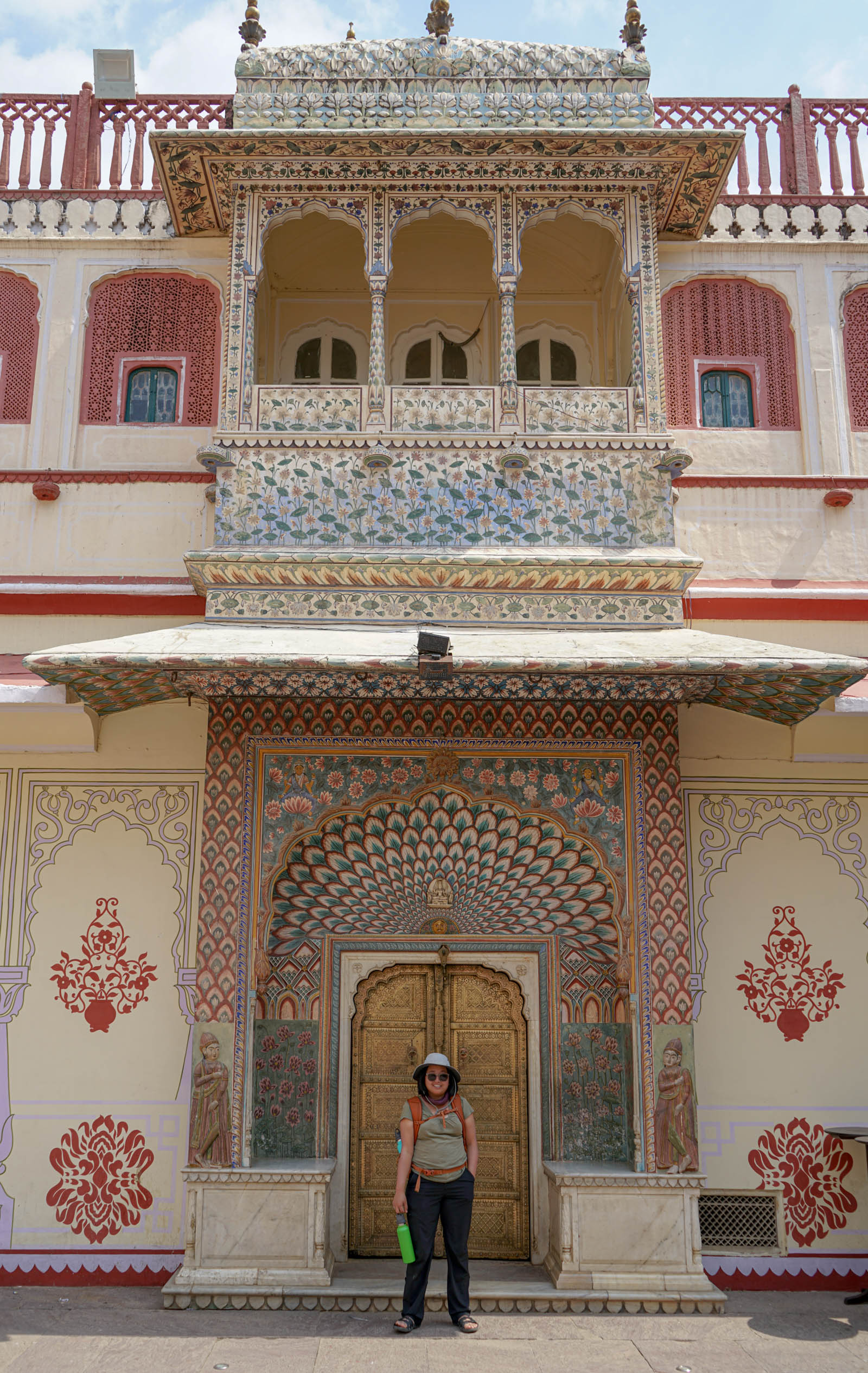 Just one of many beautiful doorways in the city palace