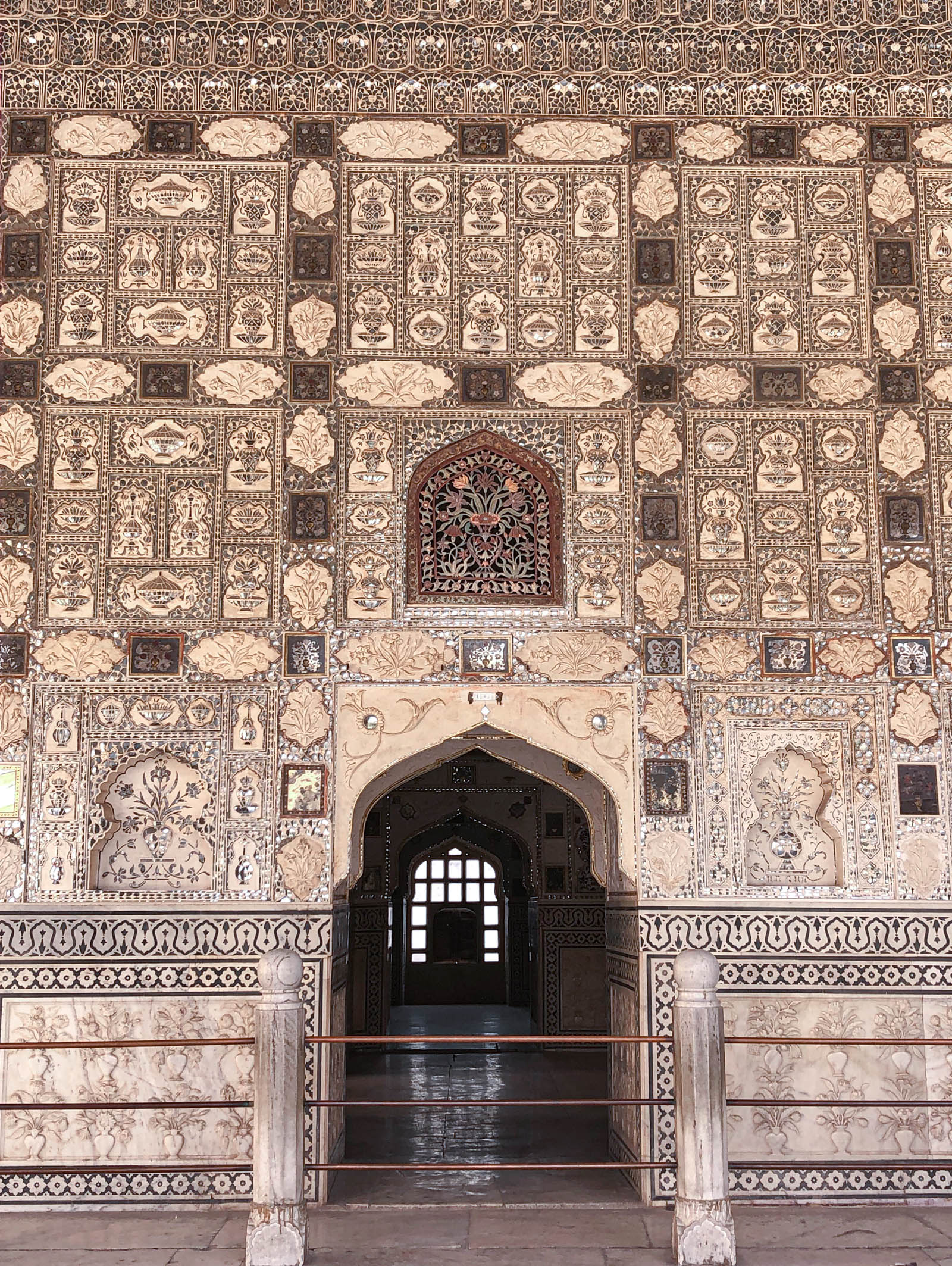 So many mirrors at the Amber Fort