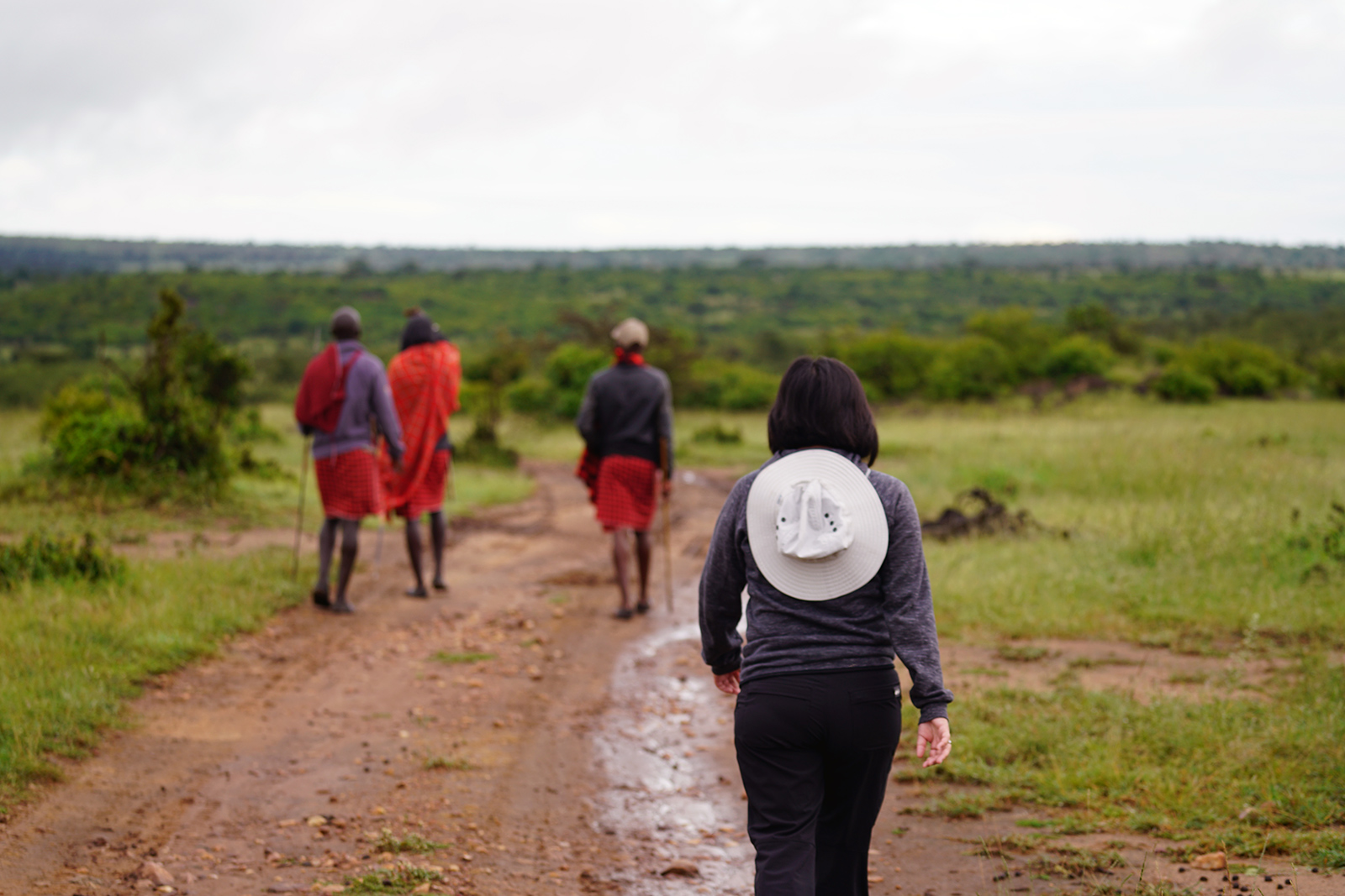 We got to do a walking safari, which is only allowed in a few areas
