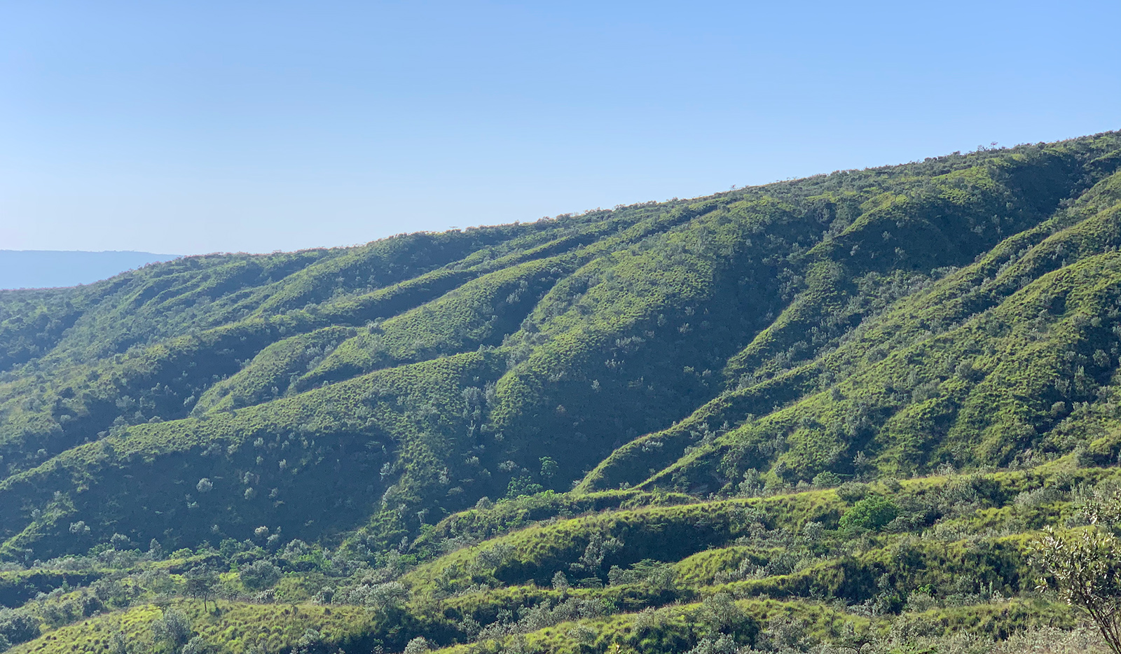 Climbing Mt. Longonot