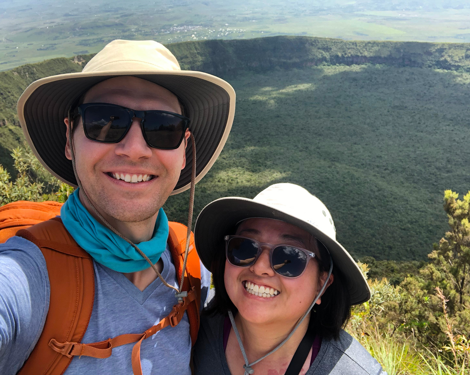 Climbing Mt. Longonot