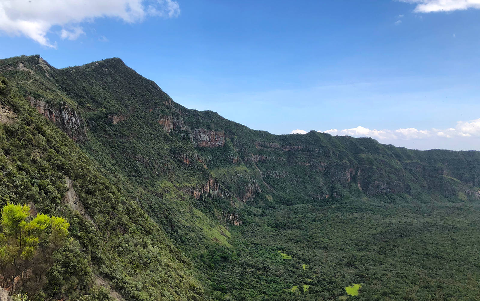 Climbing Mt. Longonot
