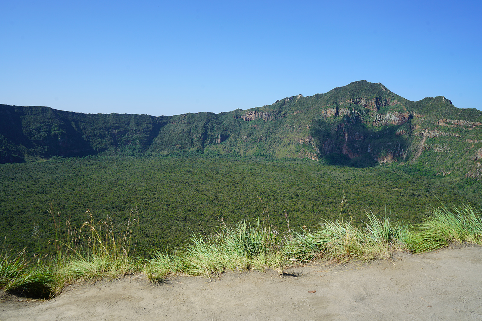Climbing Mt. Longonot