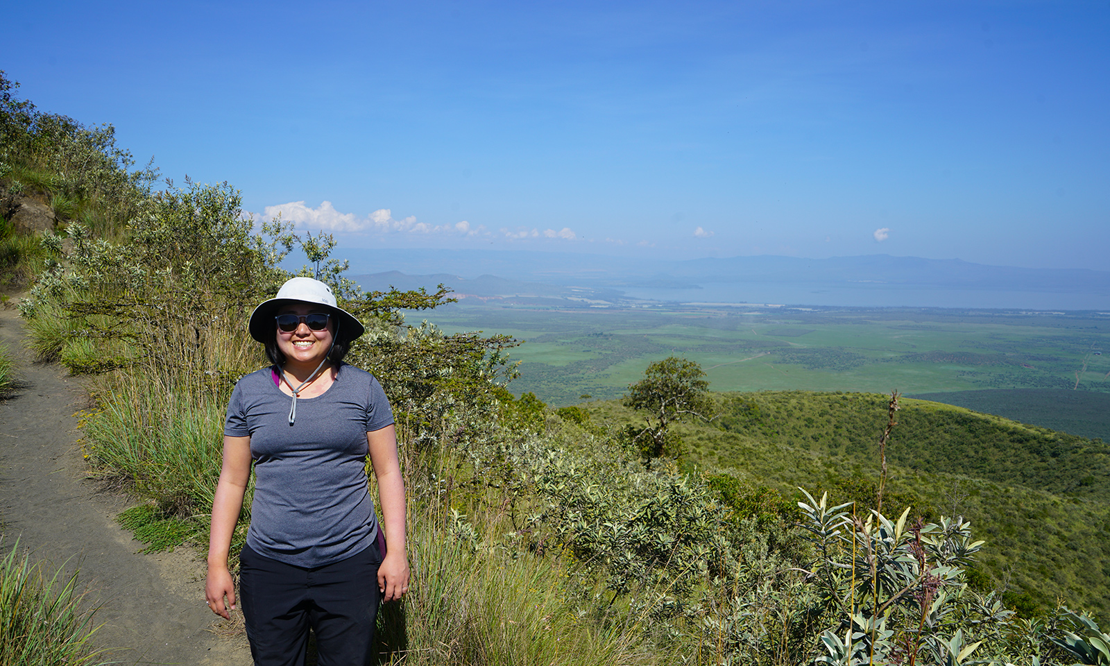 Climbing Mt. Longonot