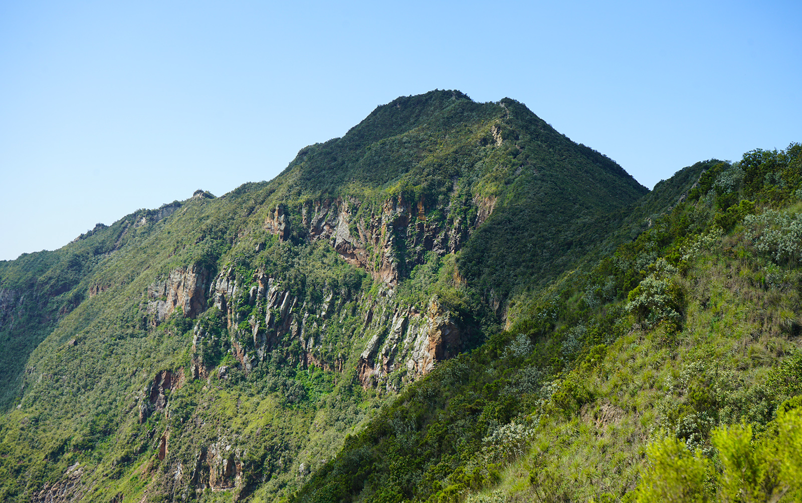 Climbing Mt. Longonot