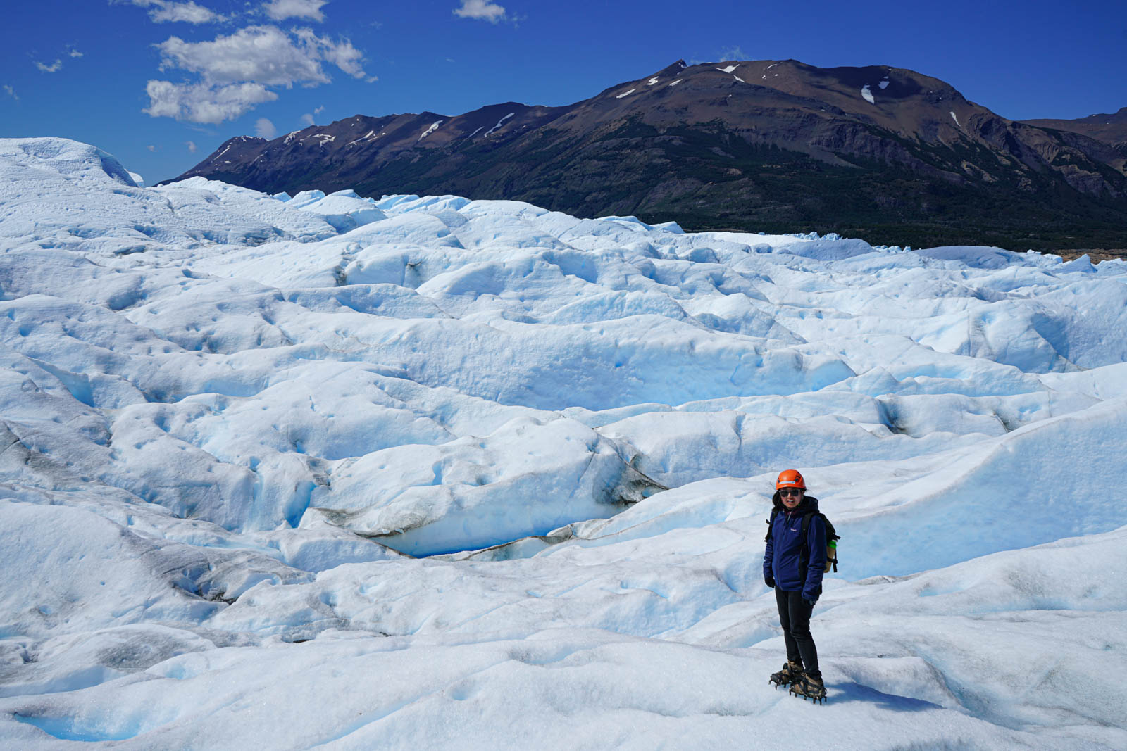 Tiffany on the glacier