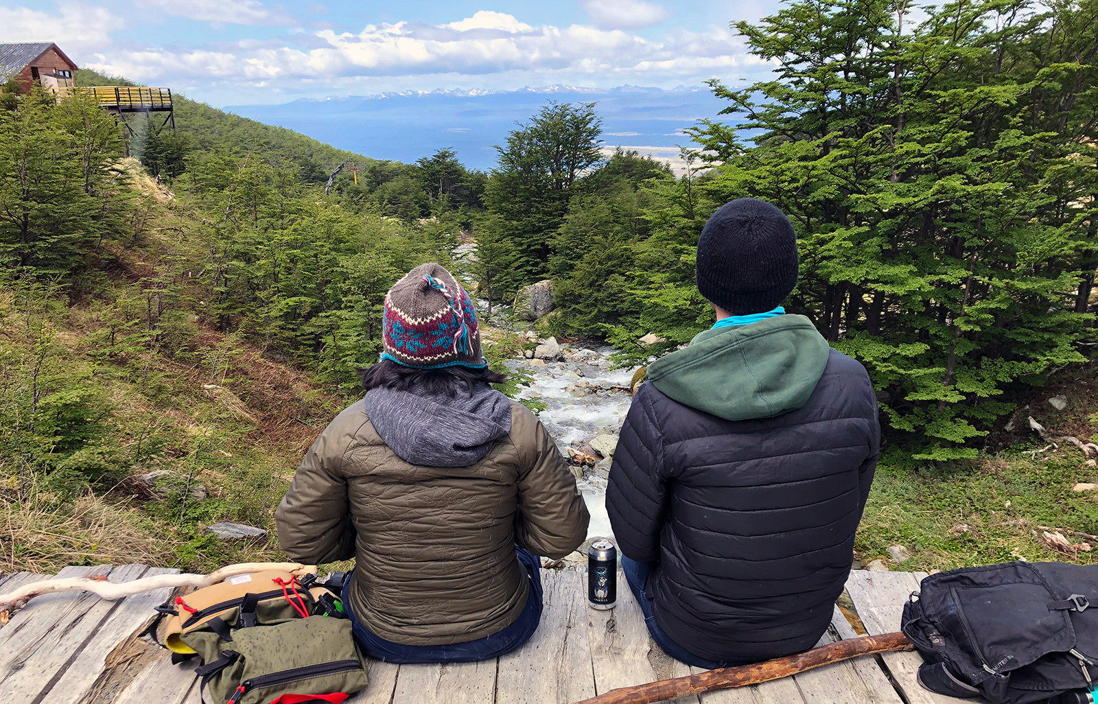 Drinking beer at the end of the world