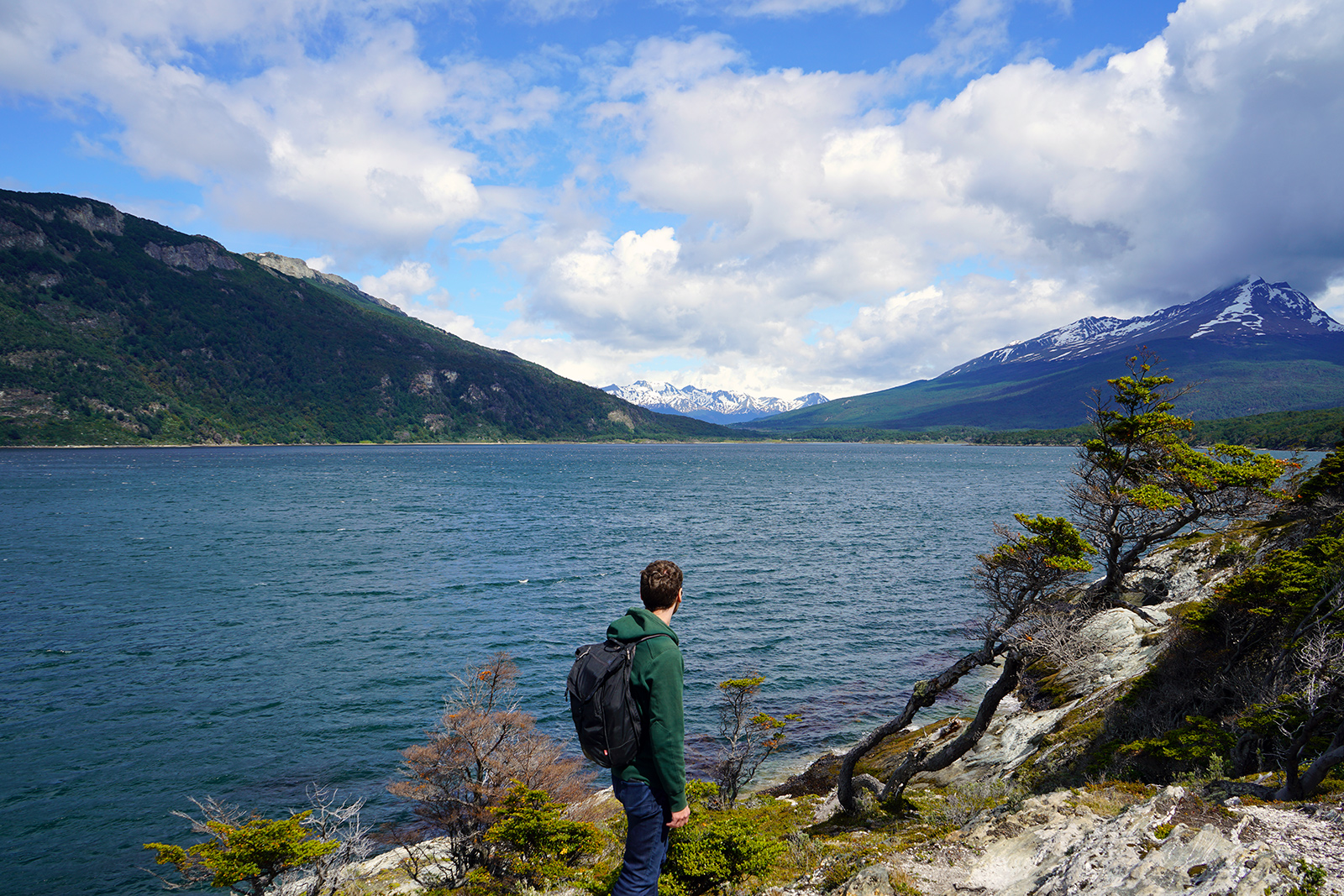 Rugged coastline trail