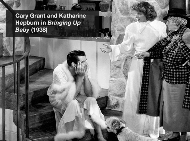 Cary Grant and Rosalind Russell in *His Girl Friday*