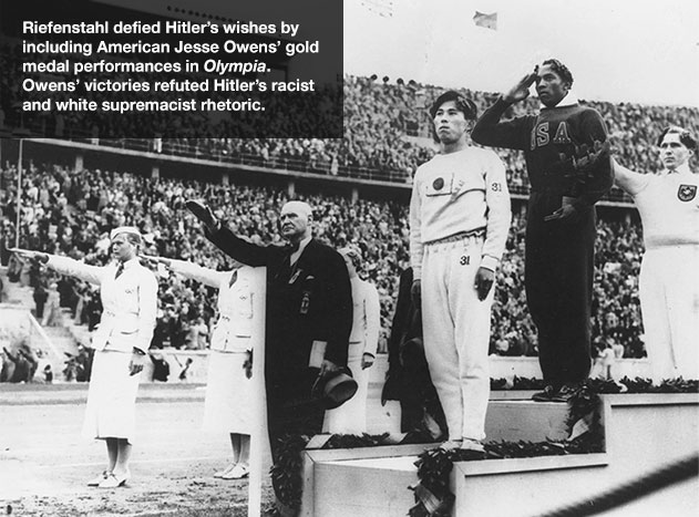 Jesse Owens in *Olympia*